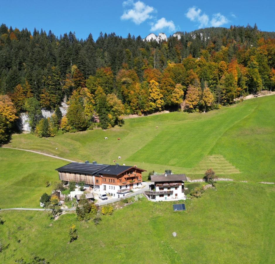 Biobauernhof Schneiderbauer Apartment Unken Luaran gambar
