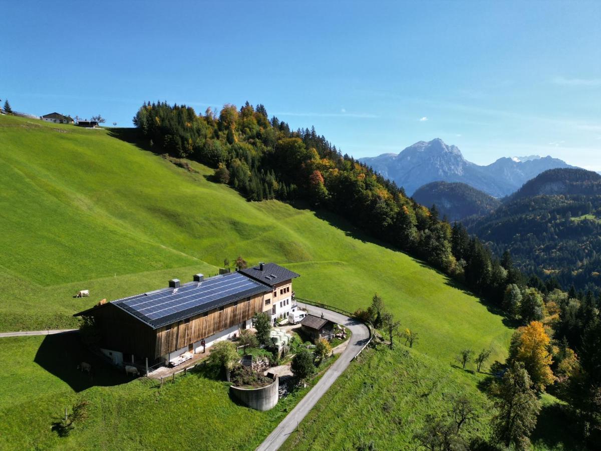 Biobauernhof Schneiderbauer Apartment Unken Luaran gambar