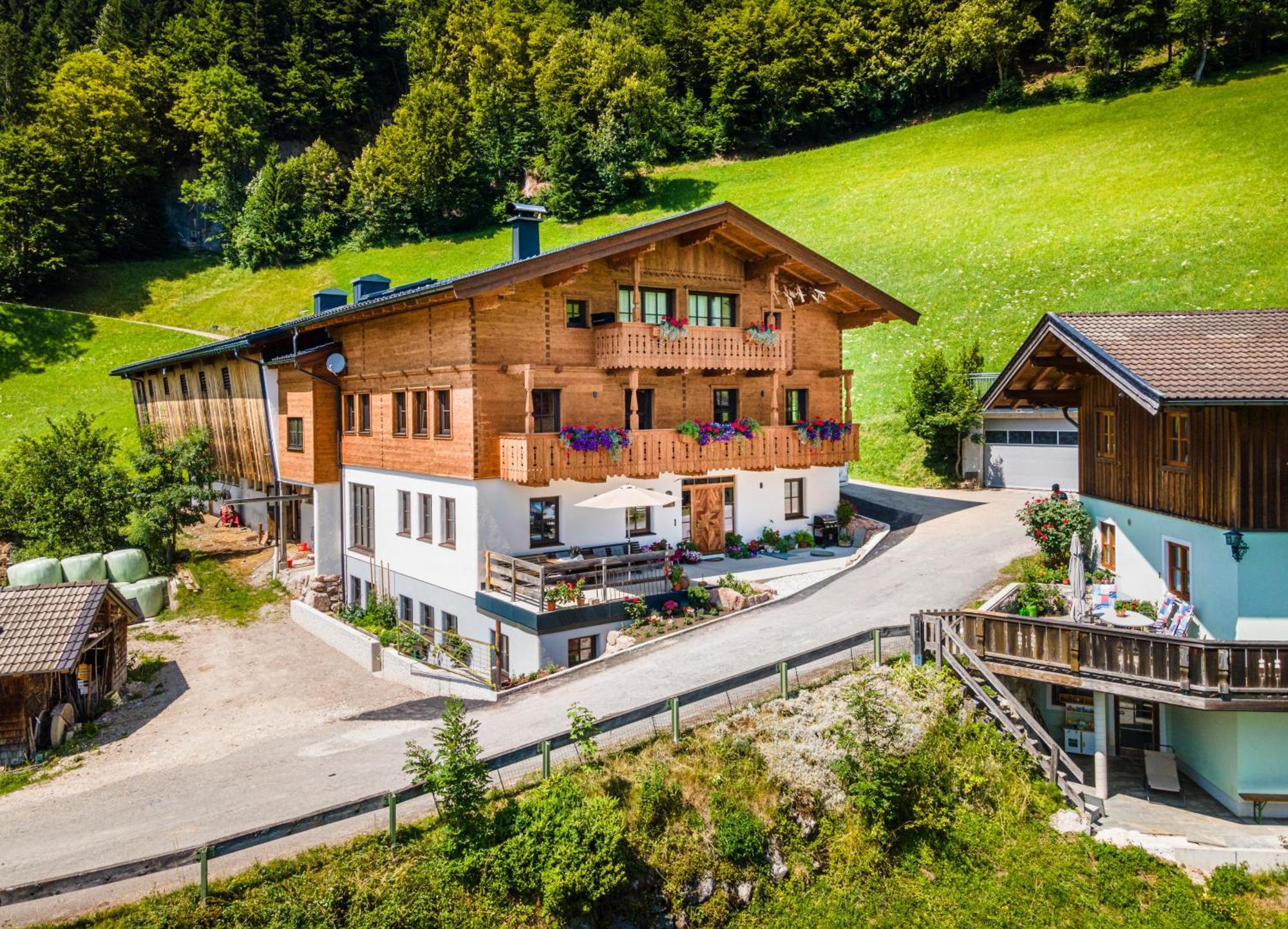 Biobauernhof Schneiderbauer Apartment Unken Luaran gambar
